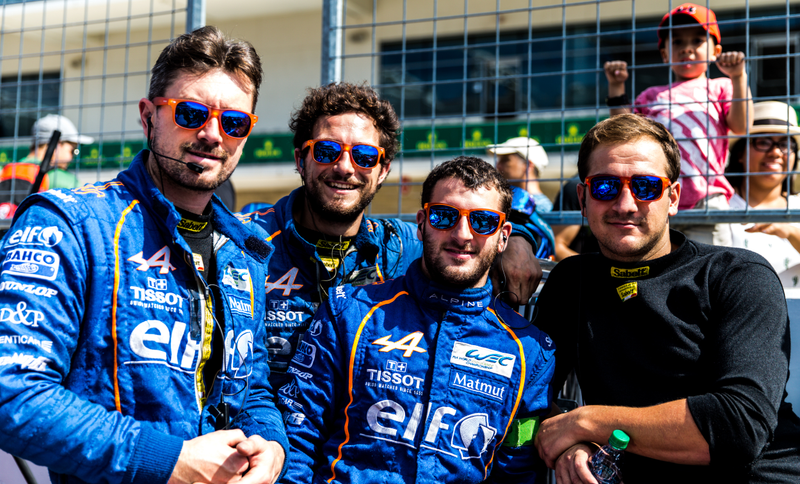 Matching shades. Well played.
